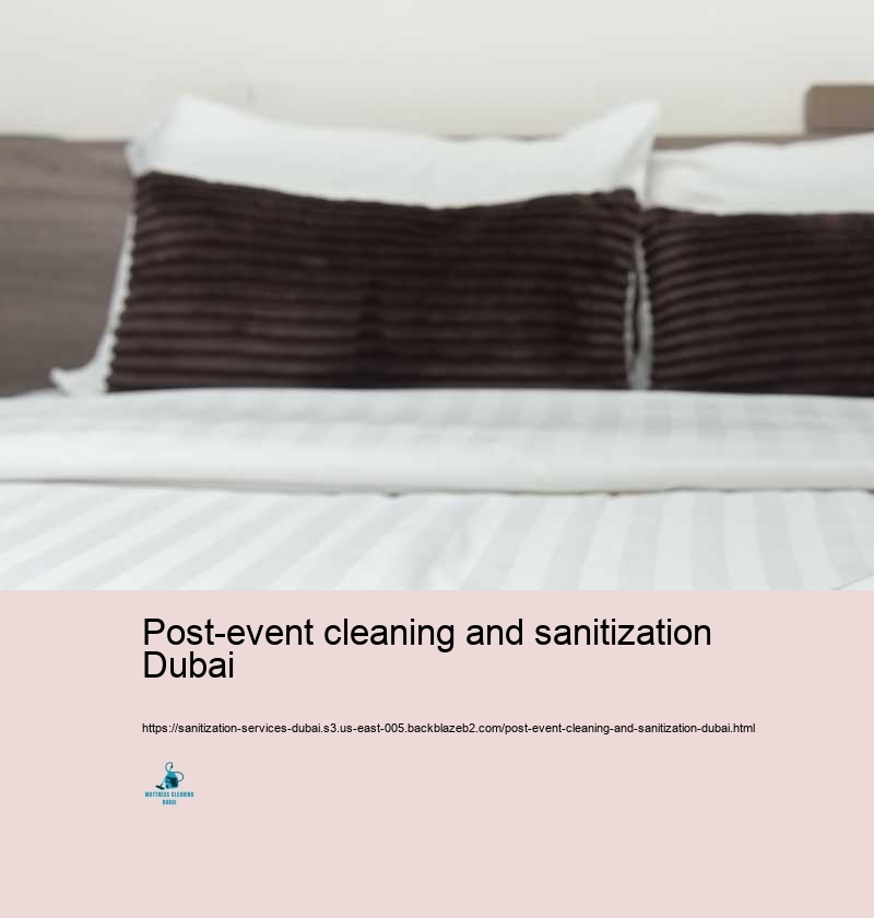Post-event cleaning and sanitization Dubai